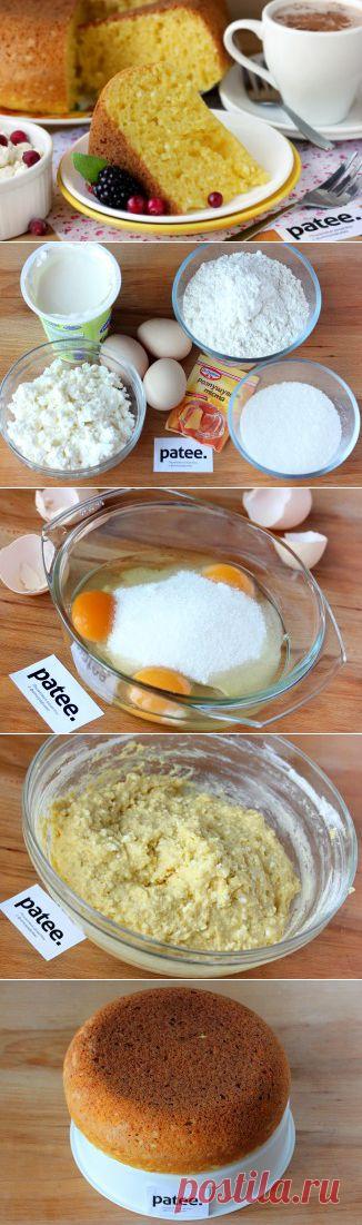 Творожный пирог в мультиварке - рецепт для мультиварки - patee.ru