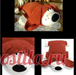 Собачка-подушка. Hound Pillow Toy by Sue Penrod