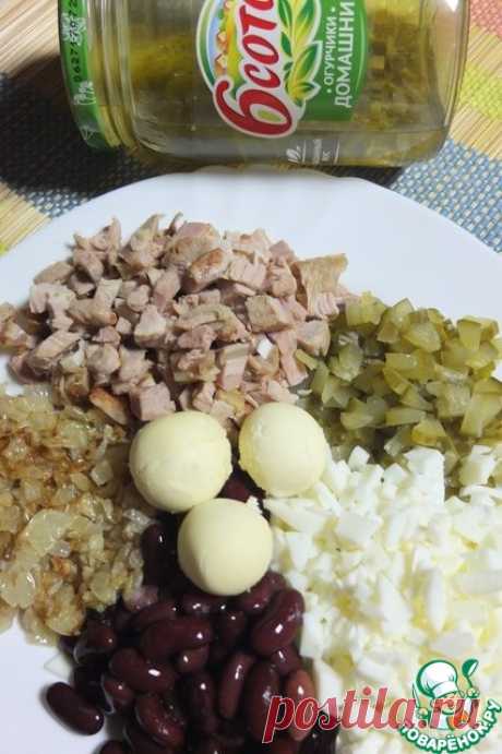 Мясной салат "Брутальный"