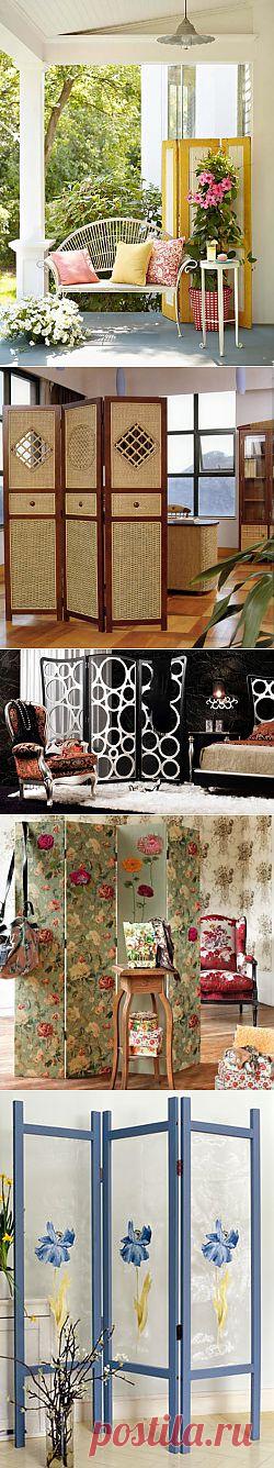 (+1) тема - Декоративные и функциональные ширмы в интерьере | Интерьер и Дизайн