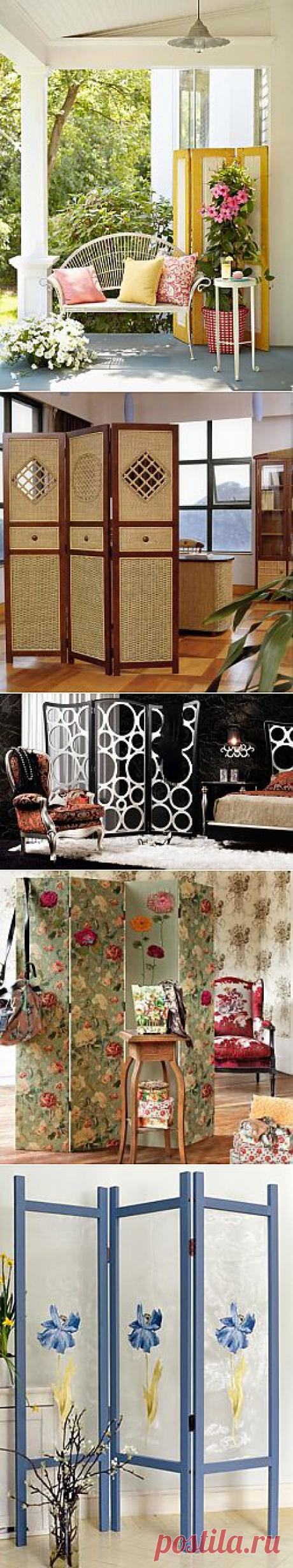(+1) тема - Декоративные и функциональные ширмы в интерьере | Интерьер и Дизайн
