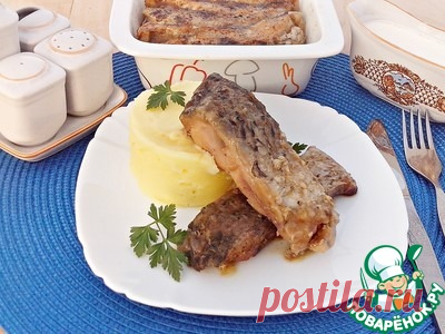 Сазан, запеченный в маринаде Кулинарный рецепт