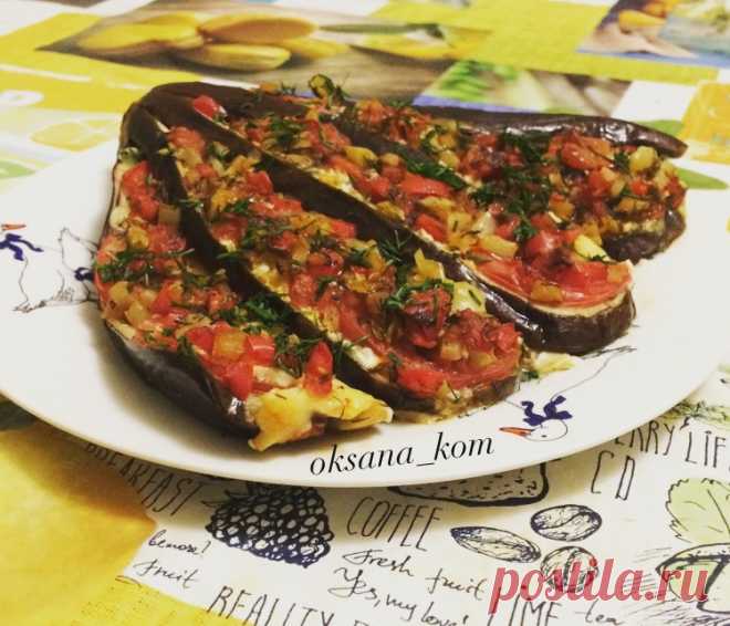 Баклажаны запечённые с помидорами и сыром - Простые рецепты Овкусе.ру