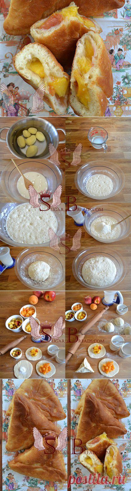 Пирожки со свежими фруктами из теста на картофельном отваре | Sugar & Breads in Russia