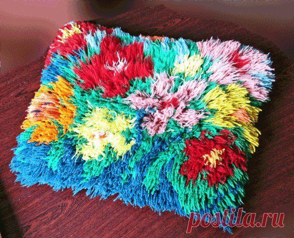 Пушистая подушка + МК.