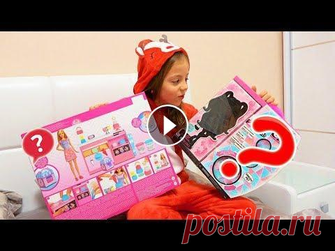 ПОДАРКИ для Насти в День Святого Николая что Настя и Саша нашли под подушкой ПОДАРКИ для Насти в День Святого Николая что Настя и Саша нашли под подушкой Новые куклы для Насти и Игровой набор для Саши Резиденция Деда МОРОЗА Под...