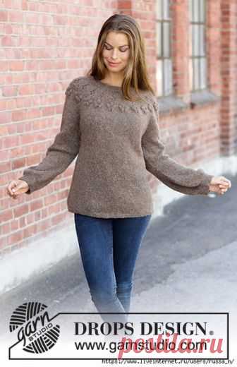 Запись на стене Flor de Canela by DROPS DesignРазмеры S - M - L - XL - XXL - XXXLМатериалыПряжа DROPS AIR (65% альпака, 28% полиамид, 7% шерсть, 50 г/150 м) 6-7-7-8-9-10 мотков цвета 05, спицы чулочные и круговые 4.5 мм и 5.5 ммПлотность вязания16 петель и 20 рядов = 10х10 см чуло..