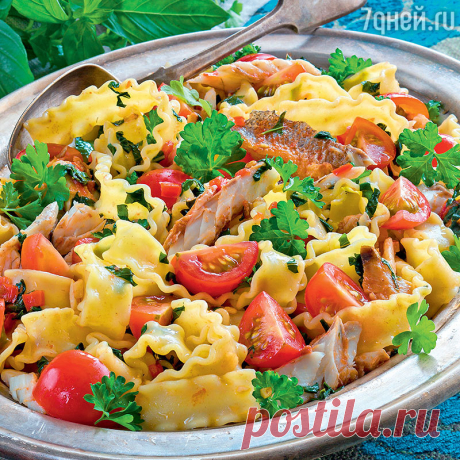 Рецепты от Юлии Высоцкой: макароны с рыбой, весенний салат с молодой свеклой и малиной и тарталетки с вишней