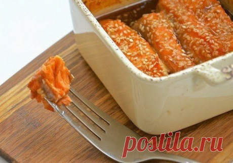 Рыба в медово-лимонном маринаде. .