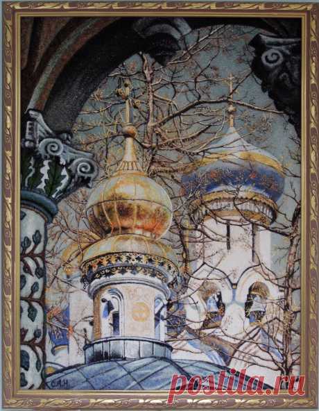 Купола Троицко-Сергиевской Лавры-600х800