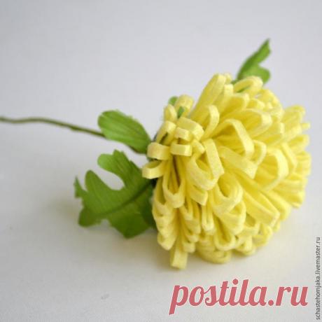 Создаем очаровательный букет цветов из фетра