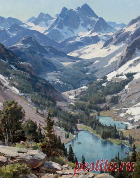 CLYDE ASPEVIG
High Country Lakes
Oil on Canvas
40" x 32"