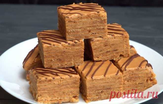 Торт-пирожное к чаю, готовим без духовки — проще и вкуснее не бывает | Домашние рецепты
