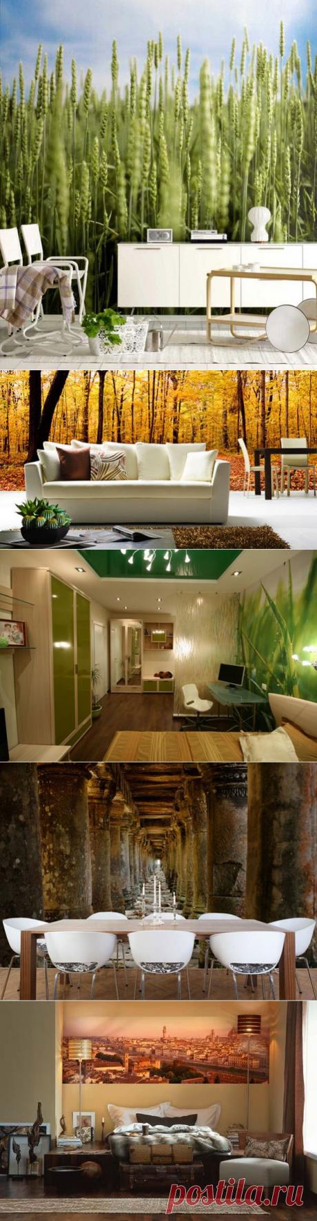 (+1) тема - Фотообои в интерьере | Интерьер и Дизайн
