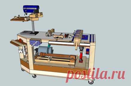 6 in 1 Multi Power Tool - Work Bench - by steliart @ LumberJocks.com ~ woodworking community