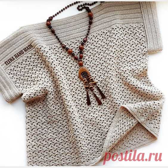 Что связать из льна? 5 топов на лето