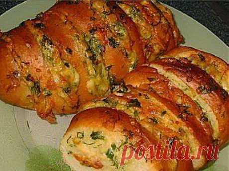 Батон запеченный с сыром и чесноком » Кулинарные рецепты, домашняя еда на каждый день!!!