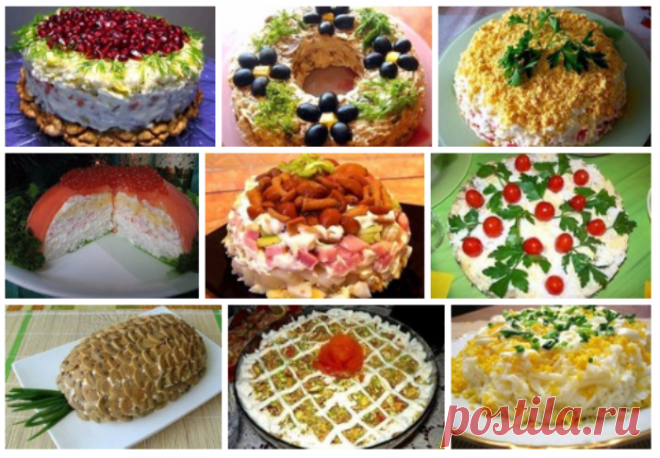 9 рецептов самых вкусных слоеных салатов