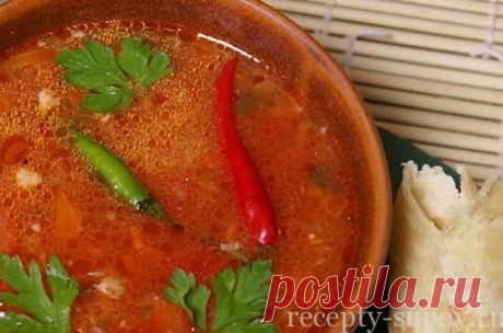 Харчо с картошкой и рисом с курицей простой рецепт с фото