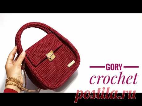 كروشيه شنطه يد سهله وبسيطه/Crochet bag/Bolso de ganchillo/tas rajutan/tığ işi çanta/Сумка крючком