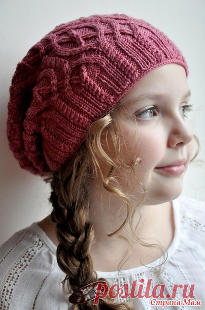Шапочка Raspberry Semireddo - Вязание - Страна Мам