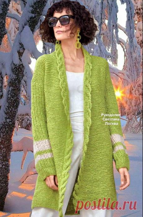 Расцвет красоты и уюта! Теплые трикотажные кардиганы | Рукоделие Светлана Лосева Вязание | Дзен