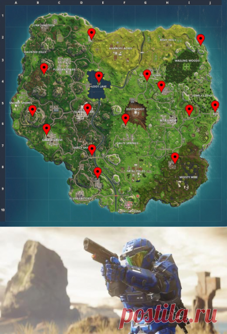 FS★ Fortnite Week 6 Maps: Carbide/Omega Poster Locations, Search Between Playground (Season 4 Challenges)