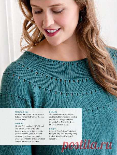 Книга по вязанию «Knitter’s Handy Book of Top-Down Sweaters» 2012 — HandMade