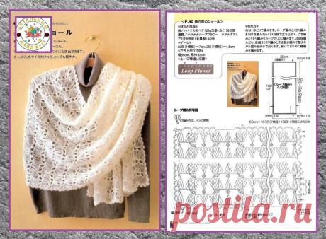 АЖУРНАЯ НЕВЕСОМОСТЬ ПАЛАНТИНОВ И ШАЛЕЙ НА ВИЛКЕ КРЮЧКОМ. | ВЯЗАЛЬНЫЙ ДАЙДЖЕСТ | Яндекс Дзен