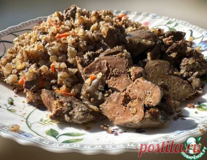 Гречневая каша с куриной печенью – кулинарный рецепт