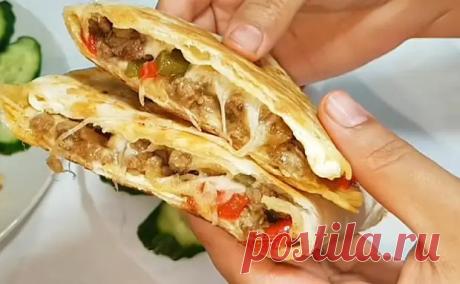 Ужин за 10 минут: 100 граммов фарша, лаваш, сыр и яйцо - Steak Lovers - Медиаплатформа МирТесен