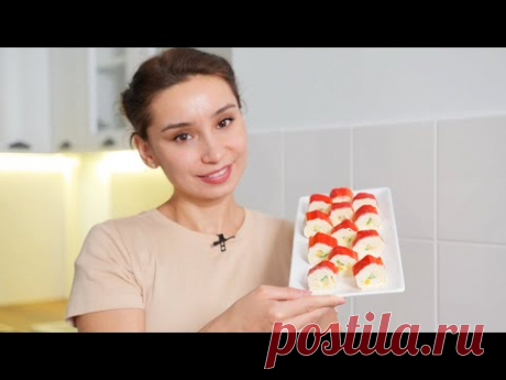 СУПЕР закуска на Новый Год за 5 минут 👍 Можно приготовить заранее! Закуска крабовые палочки