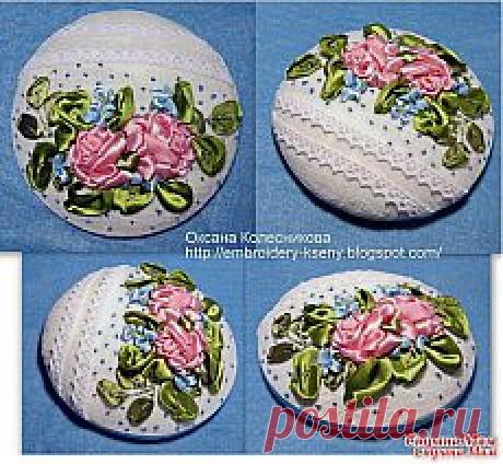 вышивка лентами | Идеи и фотоинструкции бесплатно на Постиле