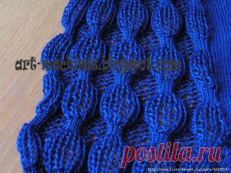 двухфонтурный узор роспуски-видио