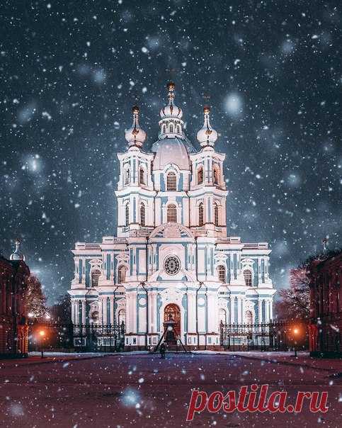 Смольный собор. Зима.