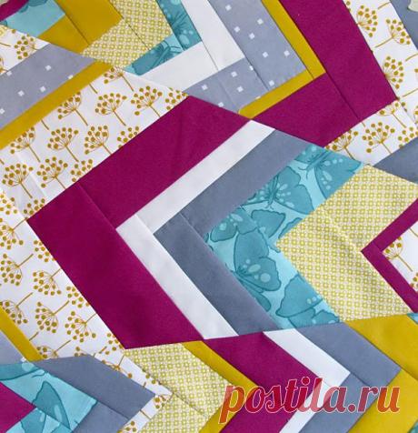 Лоскутное шитье: блок &quot; неправильная косичка&quot;. Мастер-класс.