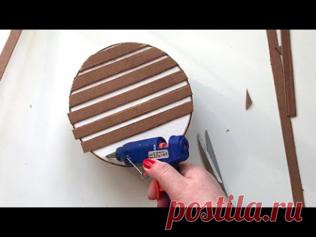 #DIY Коробочка из картона своими руками