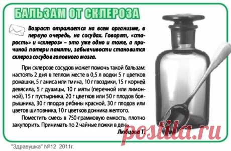 Бальзам от склероза