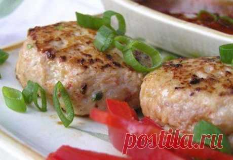 Куриные котлеты с шампиньонами