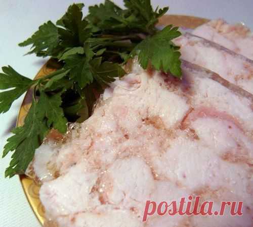 Куриный рулет в желе - МирТесен