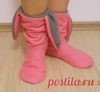 Тапочки зайчики