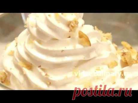 ▶ Рецепт - Крем белковый заварной от https://videoculinary.ru - YouTube