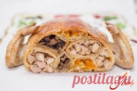 Курица, фаршированная блинами: оригинальные рецепты