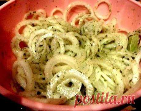Маринованный лучок для шашлыка, салатов и просто с хлебушком покушать