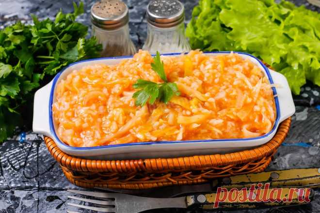 Рис с капустой в мультиварке рецепт с фото пошагово - 1000.menu