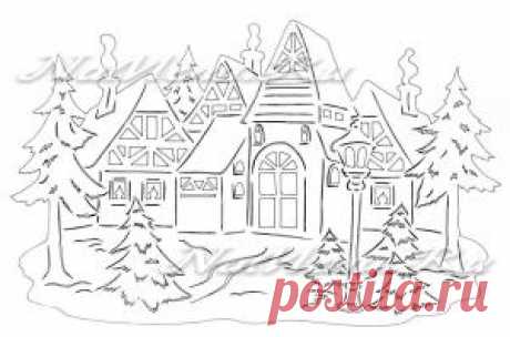 Трафареты оленей на Новый год, шаблоны для вырезания