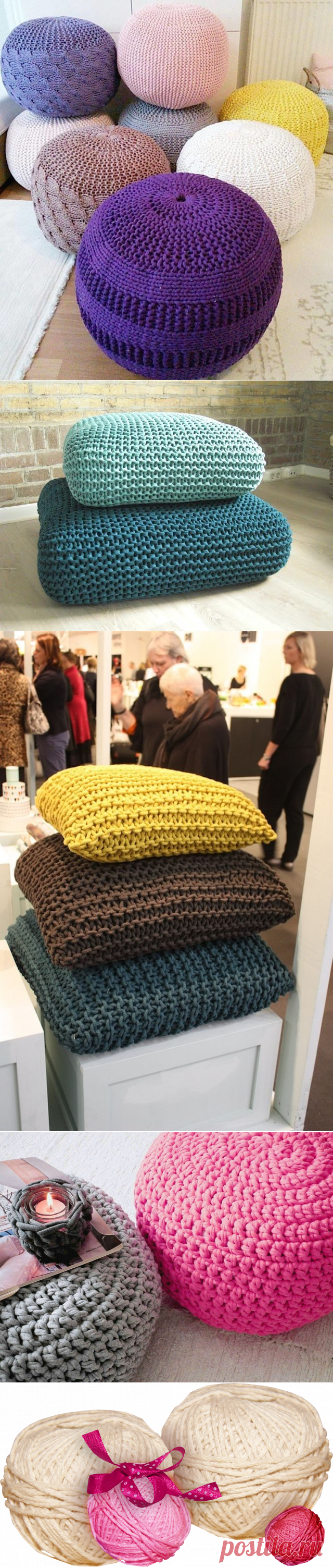 И снова о трикотажной пряже. Идеи для вашего вдохновения