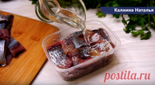 Домашняя селедка сухого посола, рецепт который кикогда меня не подводит | Готовим с Калниной Натальей | Яндекс Дзен
