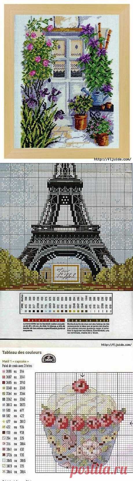 Схемы для вышивки. Городские этюды..