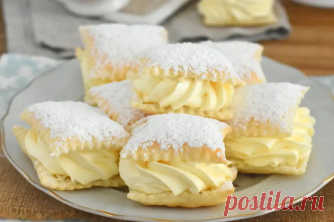 Teilchen Gefüllt mit Paradiescreme Rezept - Schnelle und Einfache Rezepte